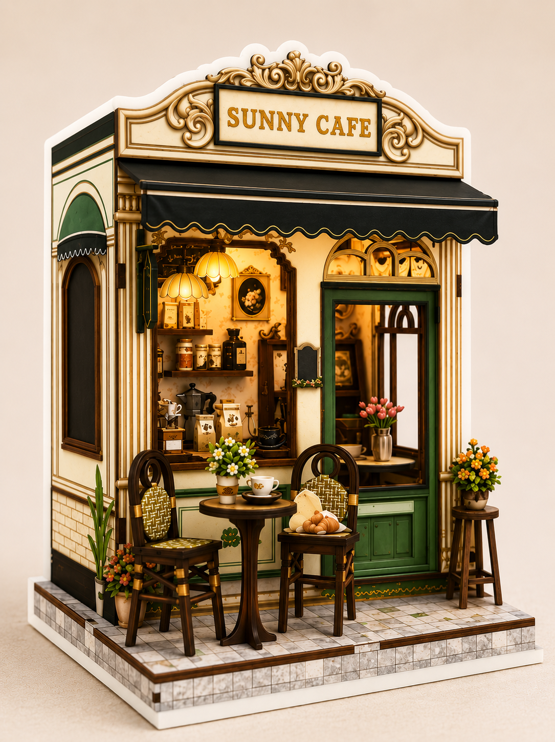 LILD DNA Sunny Cafe Miniature Play Set