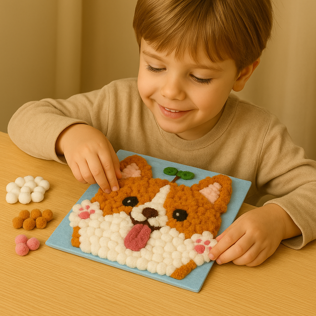 LILDNA Fur Ball Sticky Ball Activity Set for Kids