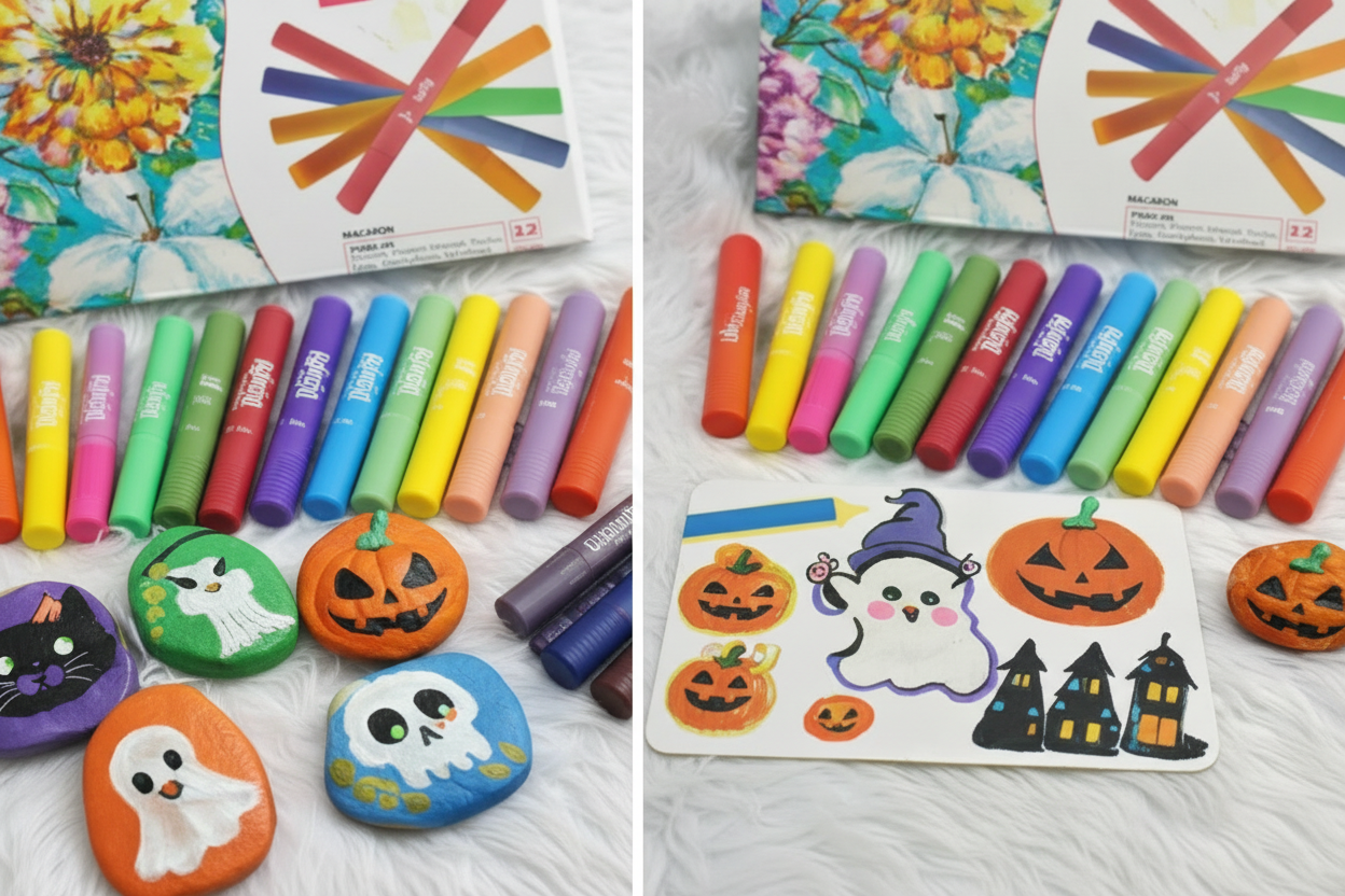 Paint Stik Premium Fabric Markers Set - 12 Colors