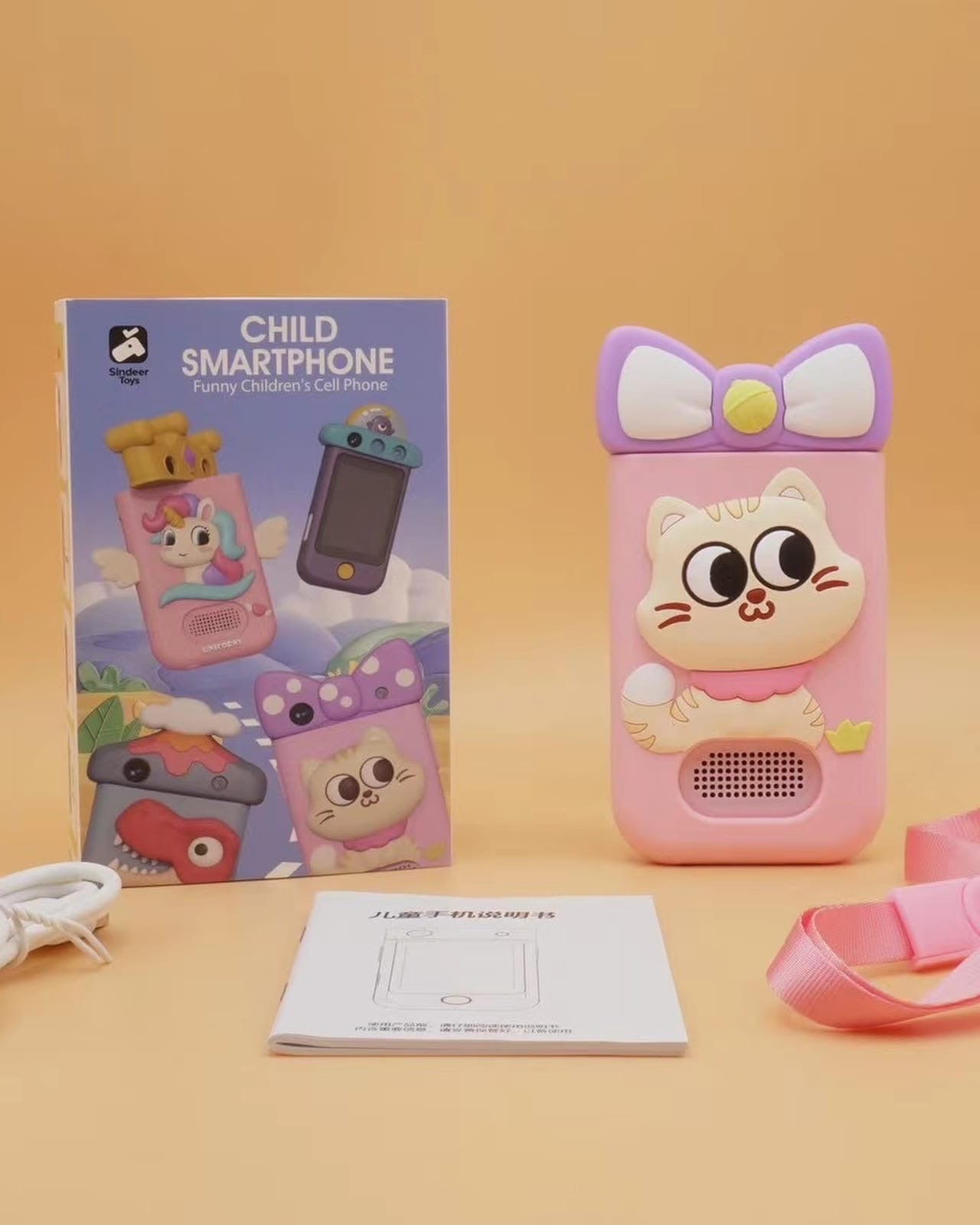 Interactive Kids Phone with Camera | STEM Learning Toy Ages 3-8