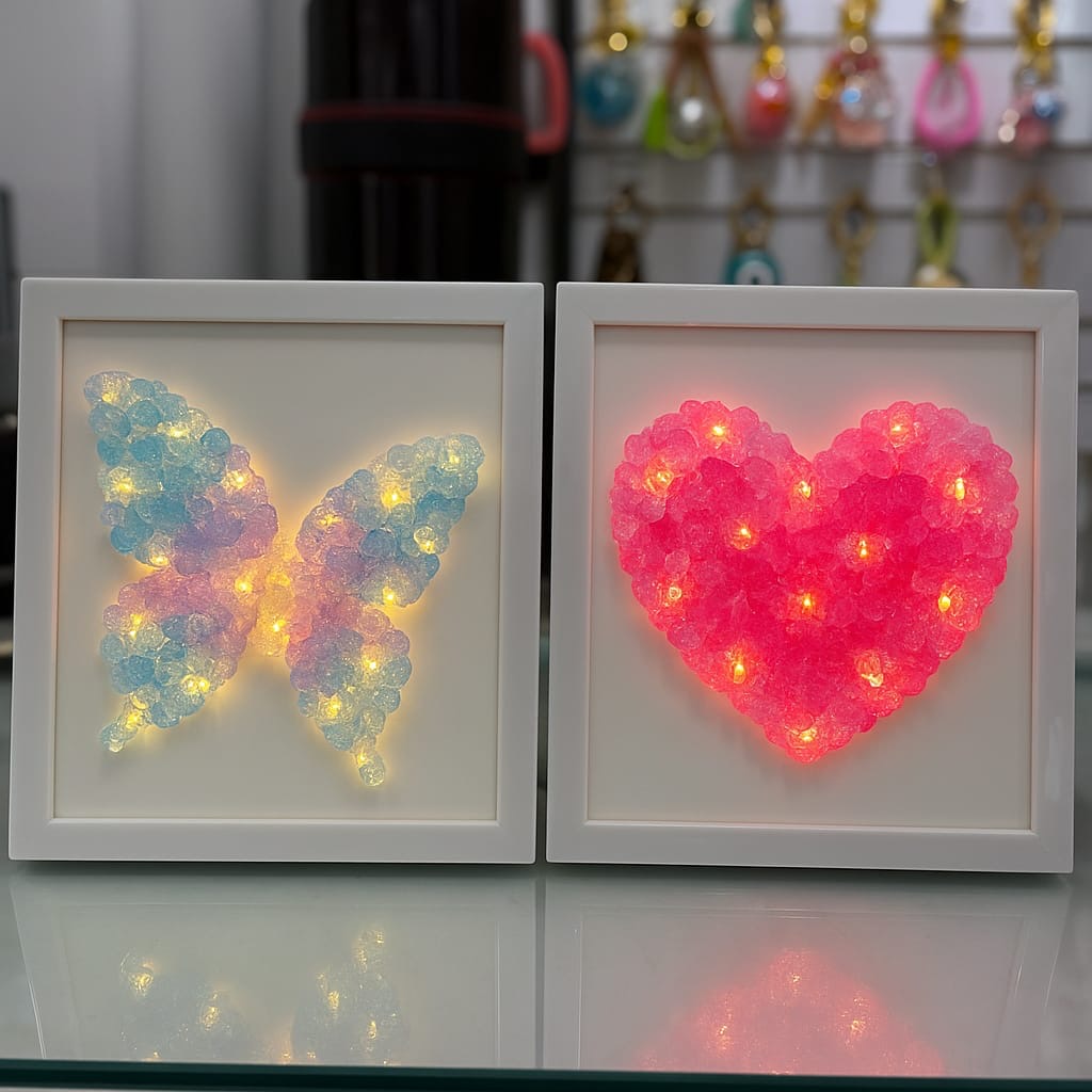 Moon Crystal Night Light - A Dreamy Handmade Gift