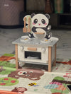 Play House Simulation Wooden Kitchenware - Adorable Panda Stove for Little Chefs!