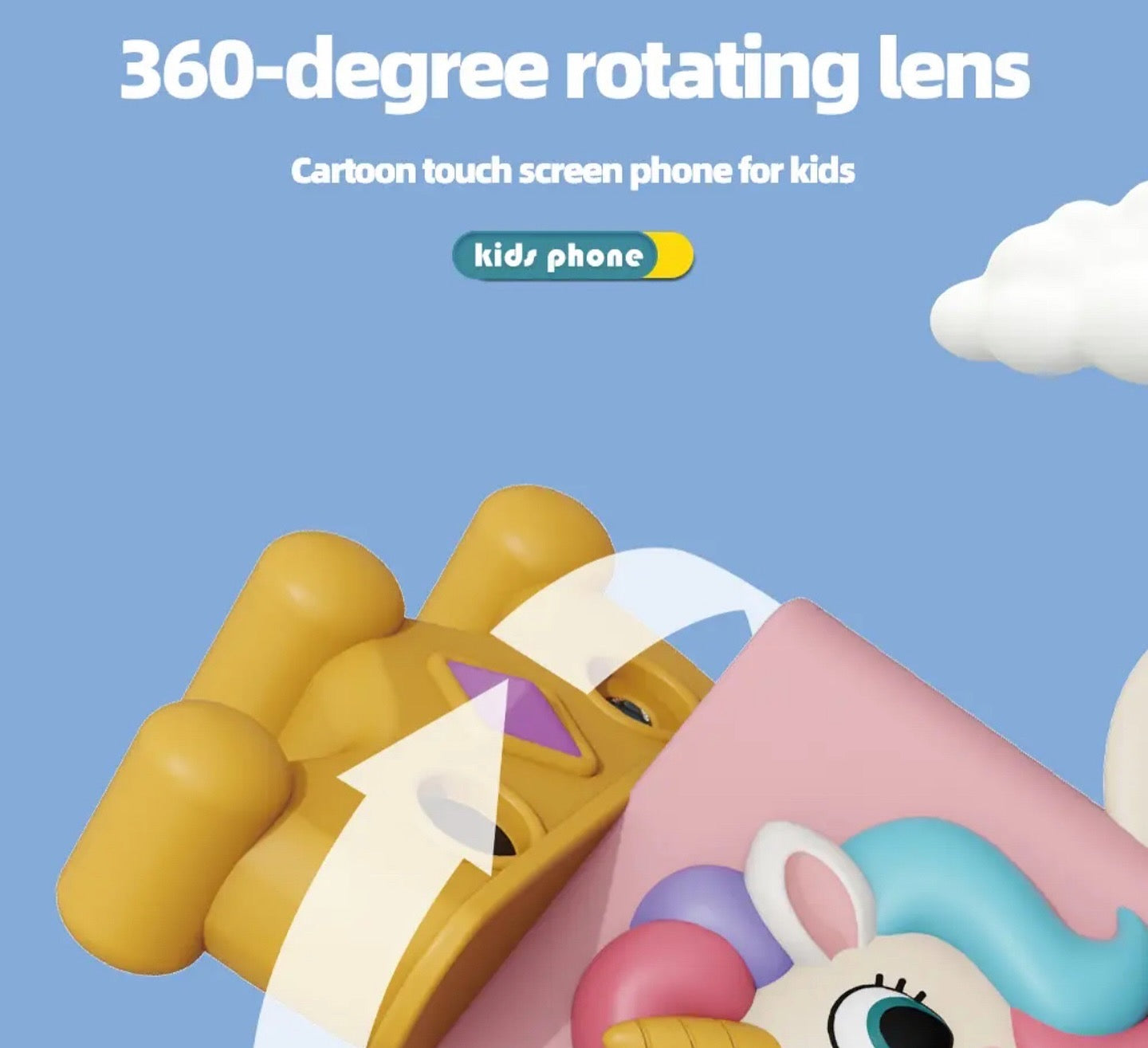 Interactive Kids Phone with Camera | STEM Learning Toy Ages 3-8