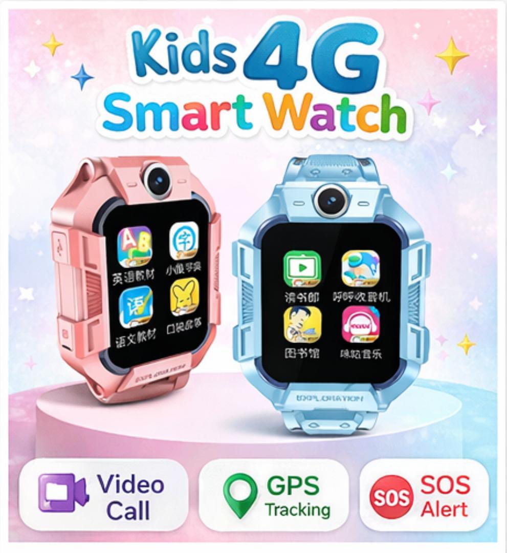 4G Smart Video Calling Watch with GPS & SOS
