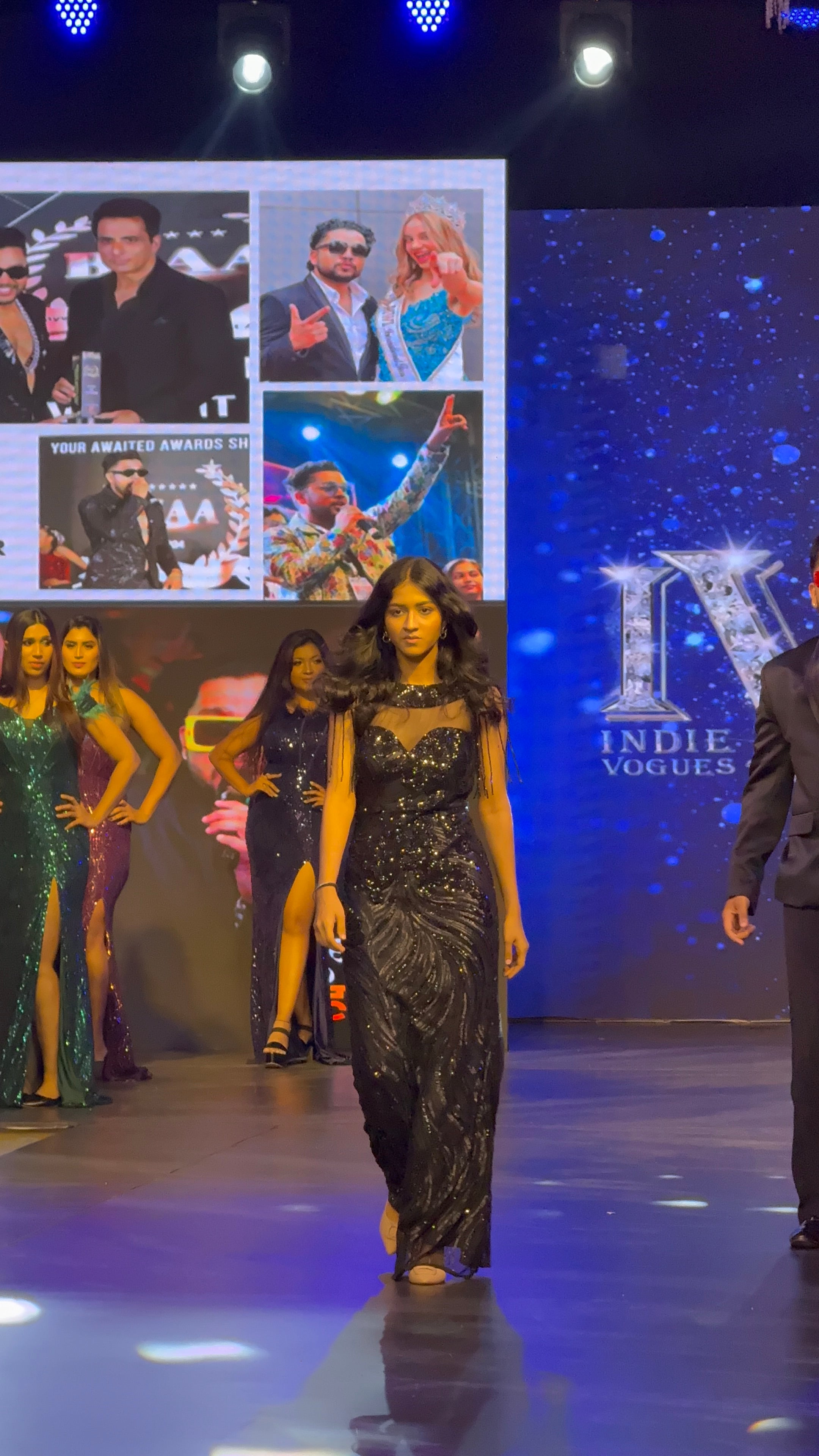 The Midnight Siren Fringe Gown