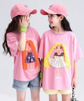 DIY Dress-Up Doll T-Shirt for Girls | Interactive 3D Hair & Outfit Tee