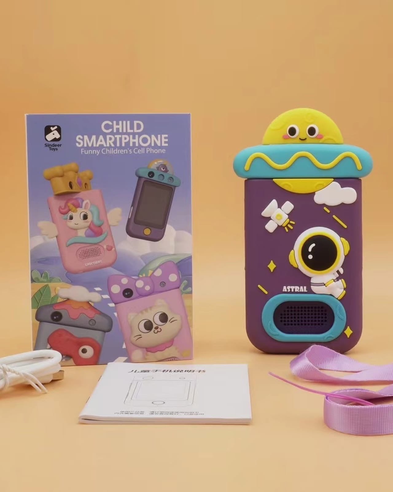 Interactive Kids Phone with Camera | STEM Learning Toy Ages 3-8