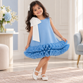 Blue Bloom Vest Dress