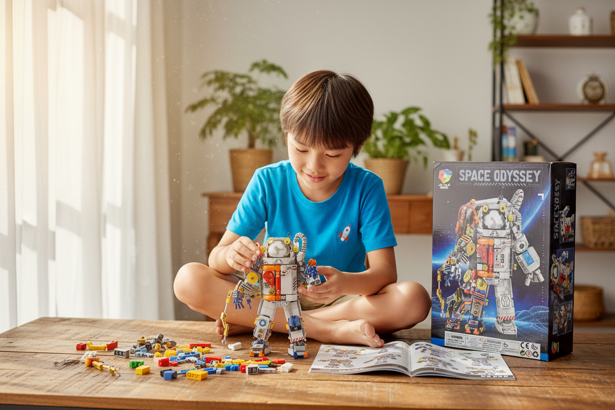 Space Odyssey Astronaut Building Block Set – STEM Space Construction Toy