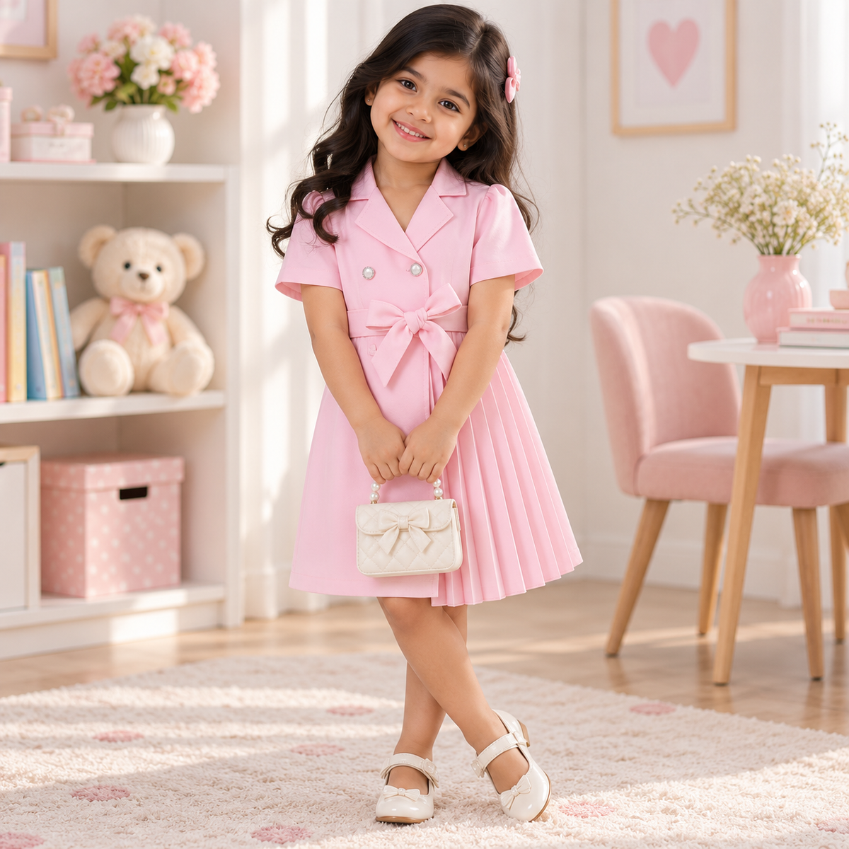Chiffon Bloom Occasion Dress