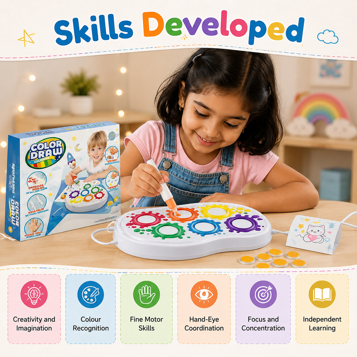 Color Draw Art Kit for Kids