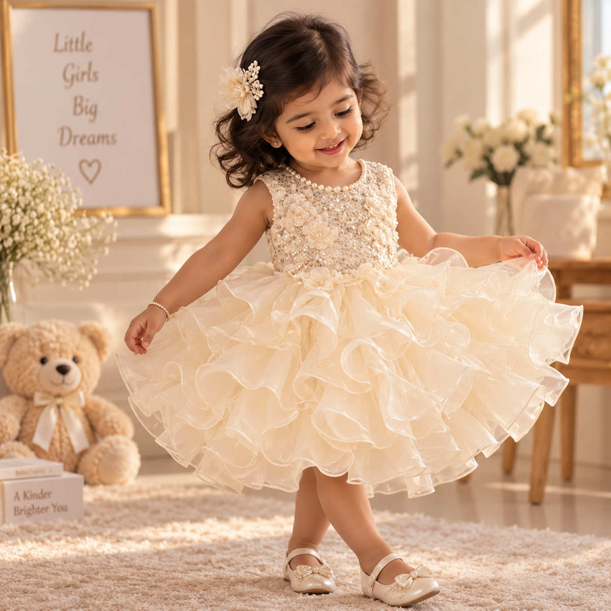 Enchanted Princess Summer Gala Dress - 2025 Disney-Inspired Birthday & Performance Gown for Girls