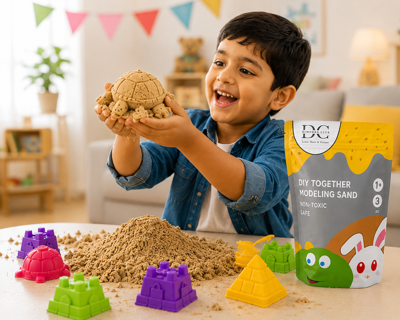 Sensory Sand | Non-Toxic Sensory Play Sand for Kids Ages 3+