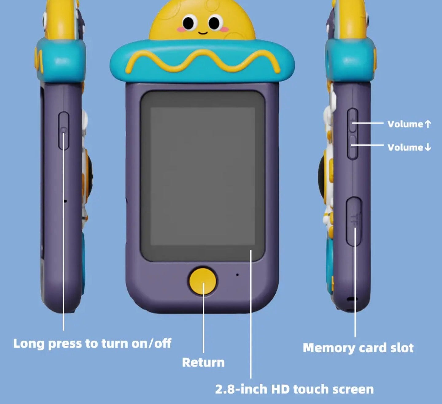 Interactive Kids Phone with Camera | STEM Learning Toy Ages 3-8