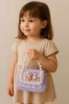 New Pearl Bow Little Fragrance Mini Girls Princess Pearl Handheld Crossbody Accessories Bags Wholesale