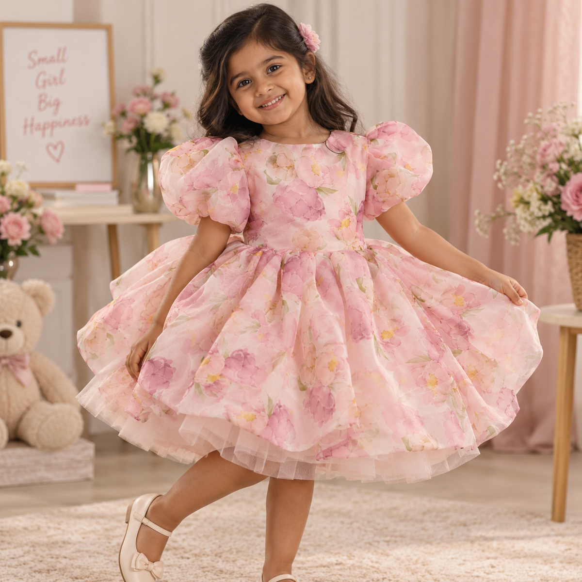 FLORAL GARDERN DRESS