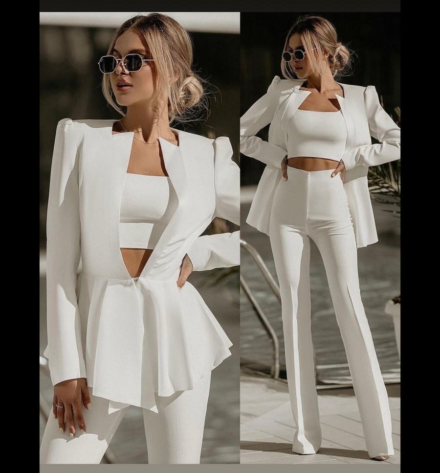 ✨ White Elegance Co-ord