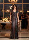 Midnight Prism Sequin Gown