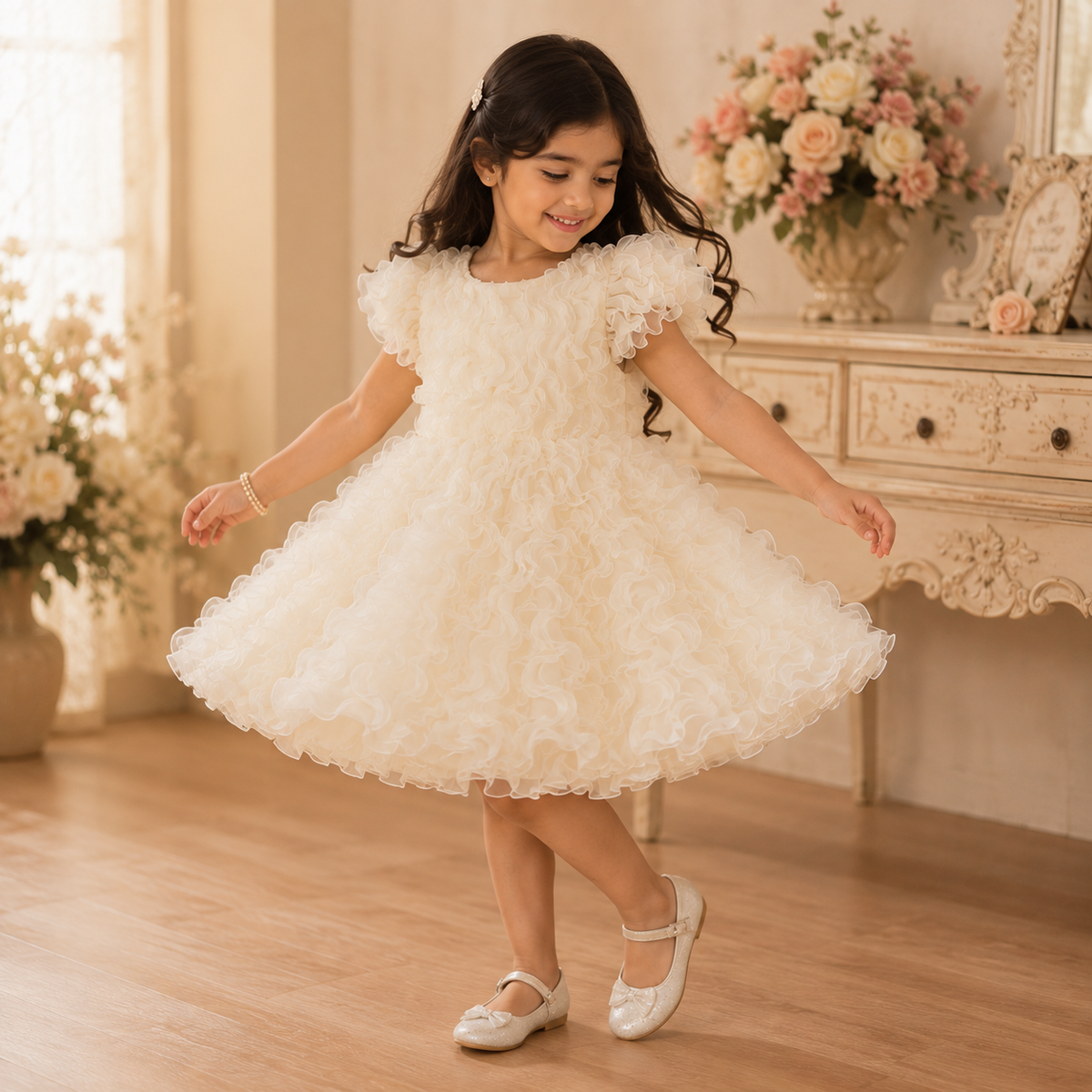 Little Puff Sleeve Princess Dresses