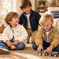 Boys’ Embroidered Jacket | Spring & Autumn Style