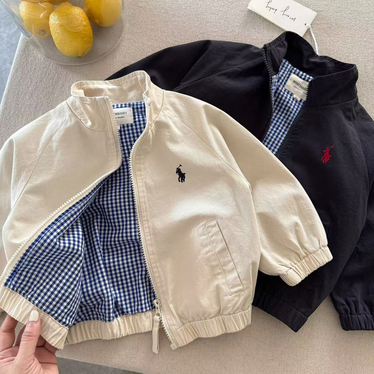 Children's Jacket 2026 Spring Collection Boys' Trendy Embroidered Jacket Toddler Top Big Kids Spring and Autumn Shirt