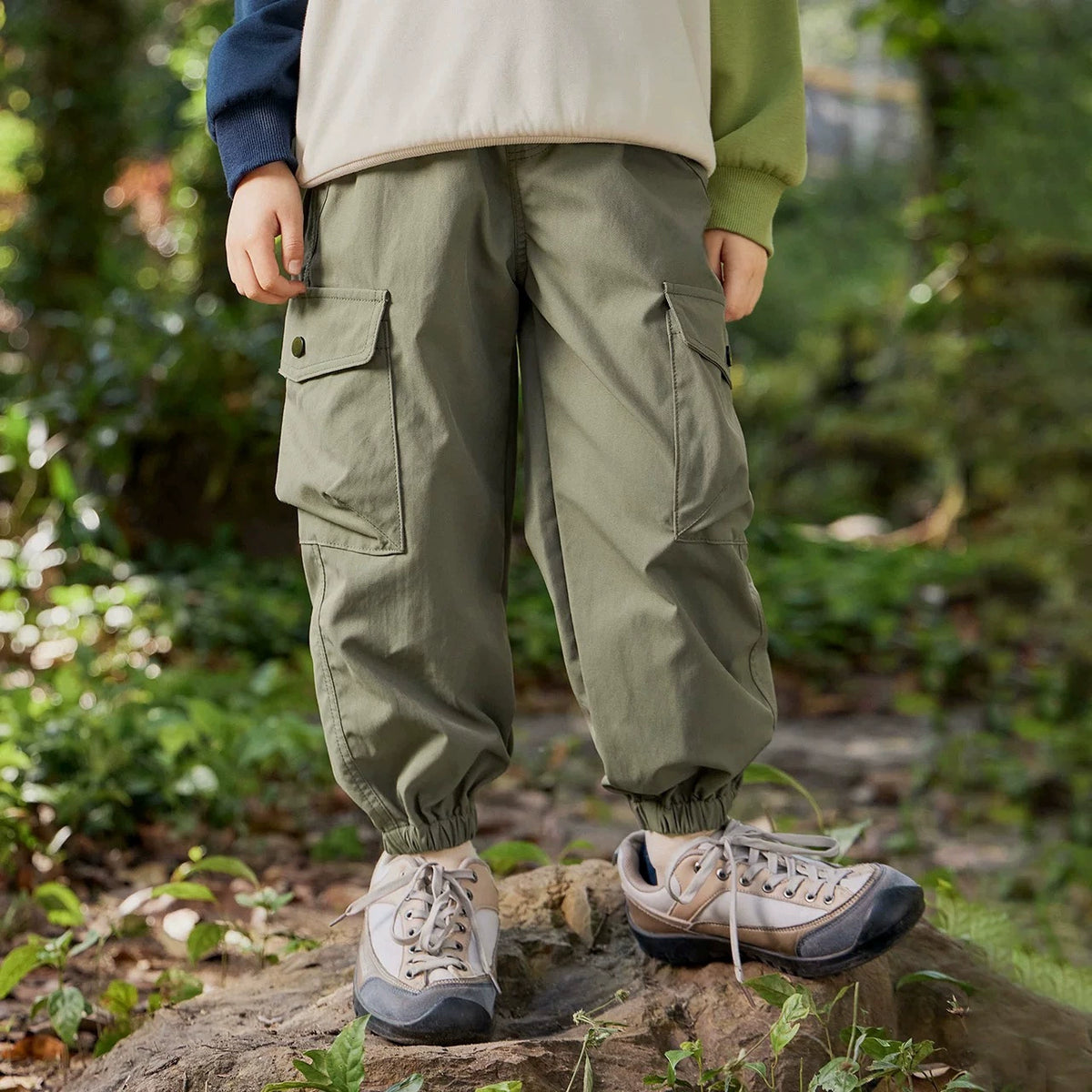 Children's Cargo Pants for Boys, Spring and Autumn Casual Pants, 2026 Spring and Autumn Korean Style Multi-Pocket Pants, Manufacturer Children's Clothing, Loose Fit