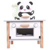 Play House Simulation Wooden Kitchenware - Adorable Panda Stove for Little Chefs!