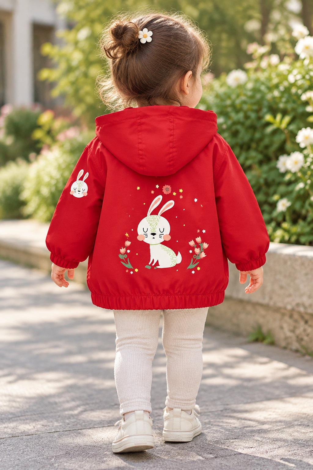 2023 Autumn New girls' coat children's windbreaker jacket baby girls' casual cardigan girls' hooded top