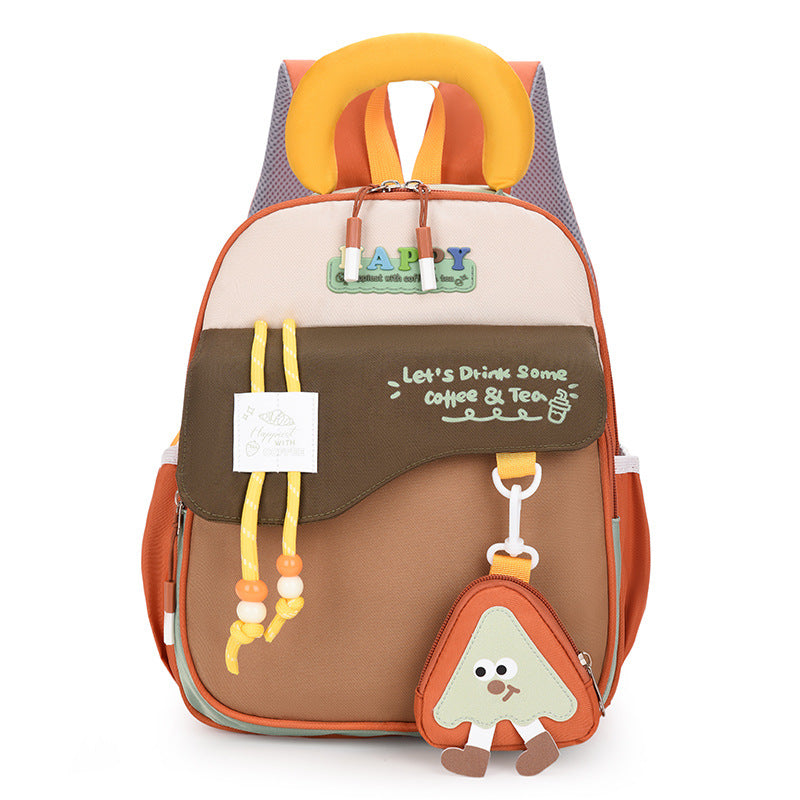 Children's Schoolbags New Style Cute Cartoon Backpacks for Boys and Girls Aged 3-6 Years Old Lightweight Weight-Reducing Backpacks Kindergarten Schoolbags