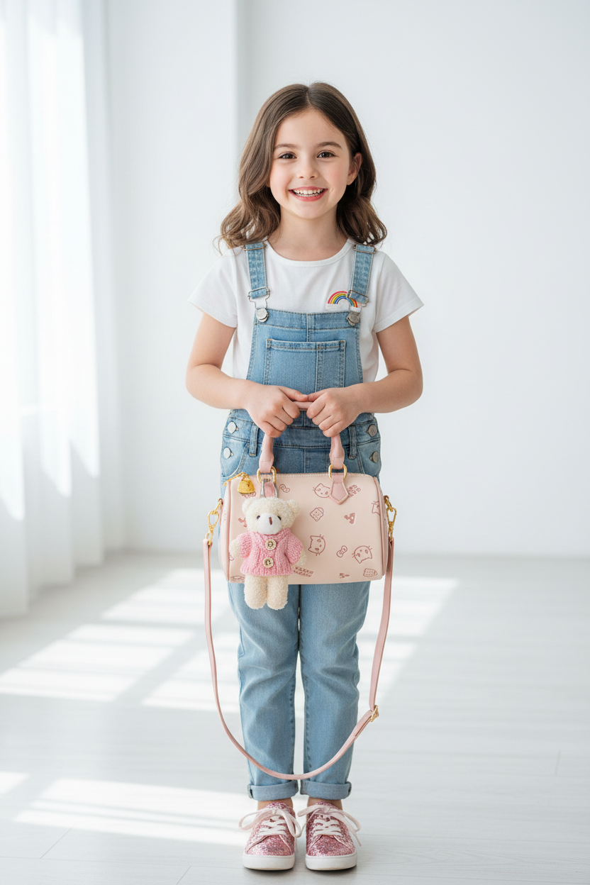 Korean Cat Pillow Crossbody Bag