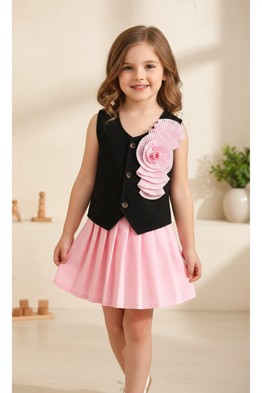 Children's clothing Summer Satin