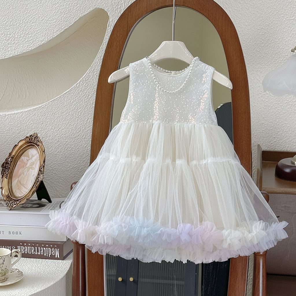 Disney-Inspired Enchanted Butterfly Fairy Dress - Girls' 2025 Birthday Gauze Gown