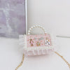 New Pearl Bow Little Fragrance Mini Girls Princess Pearl Handheld Crossbody Accessories Bags Wholesale