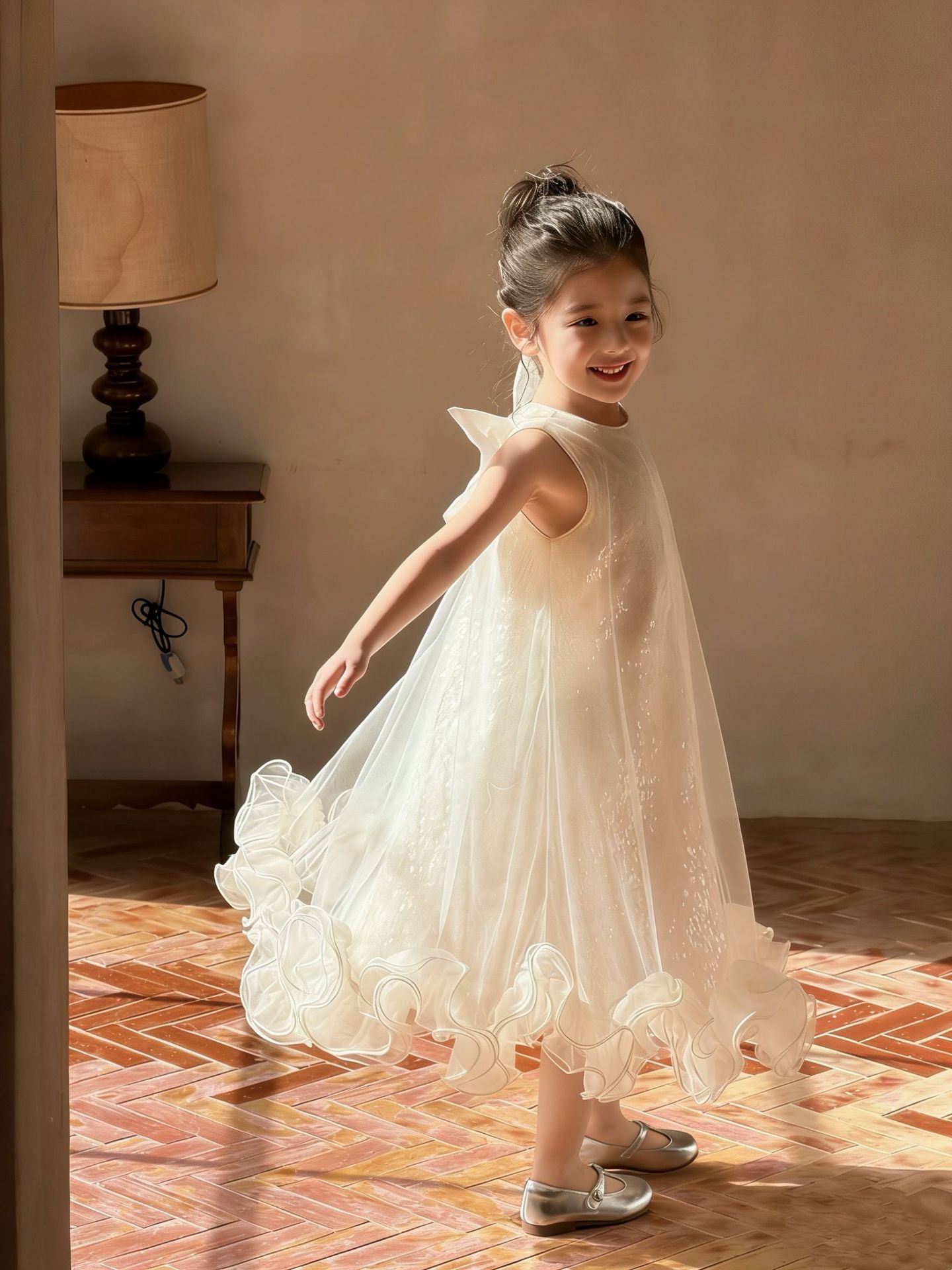 Girls' Mesh Princess Dress 2026 Summer New Style Children's Puffy Tulle Dress Little Girl Birthday Dress Children's Clothing Wholesale