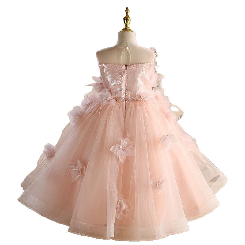 Enchanted Princess Birthday & Performance Gown for Little Girls
