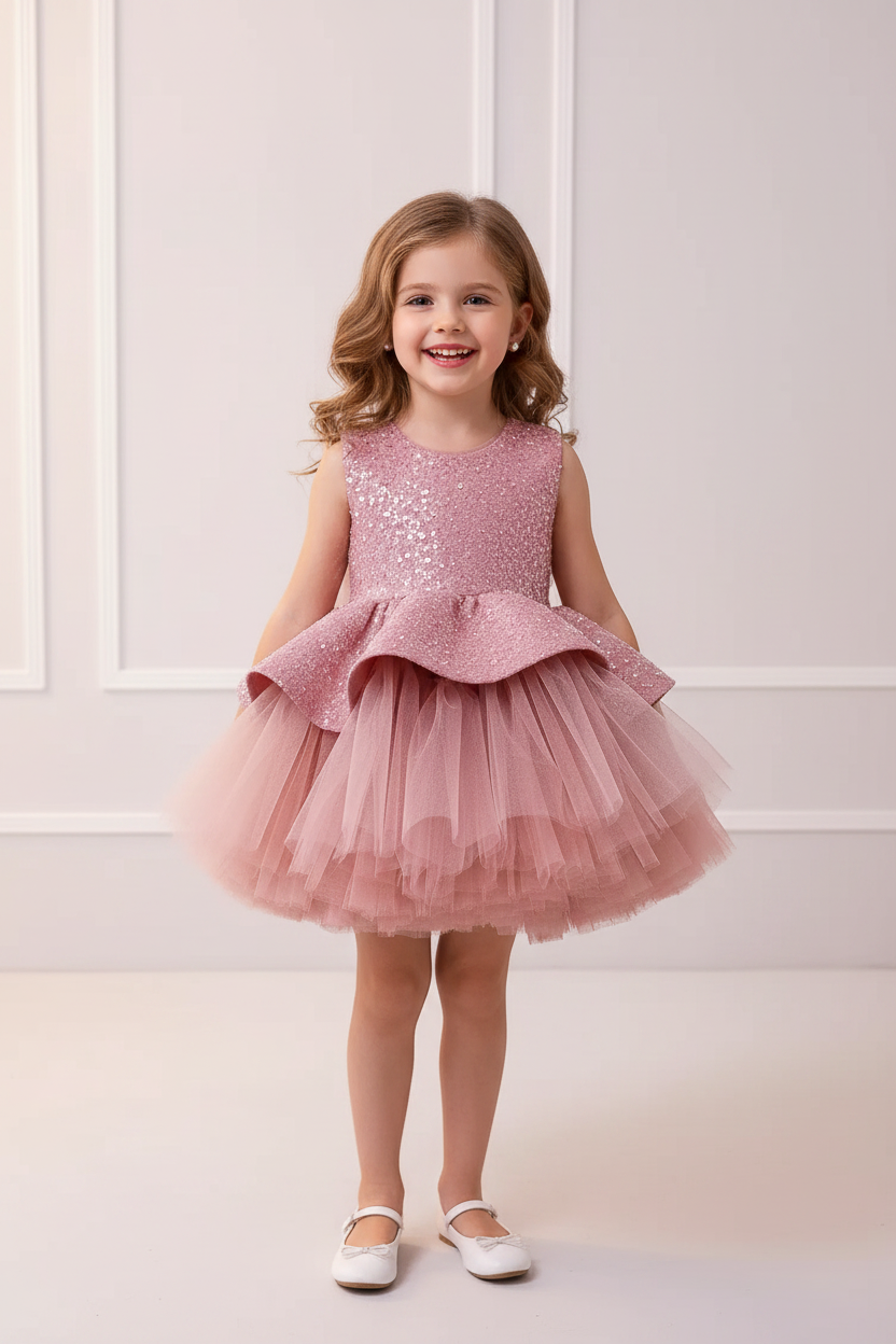 Girls' Lace Bohemian Princess Dress