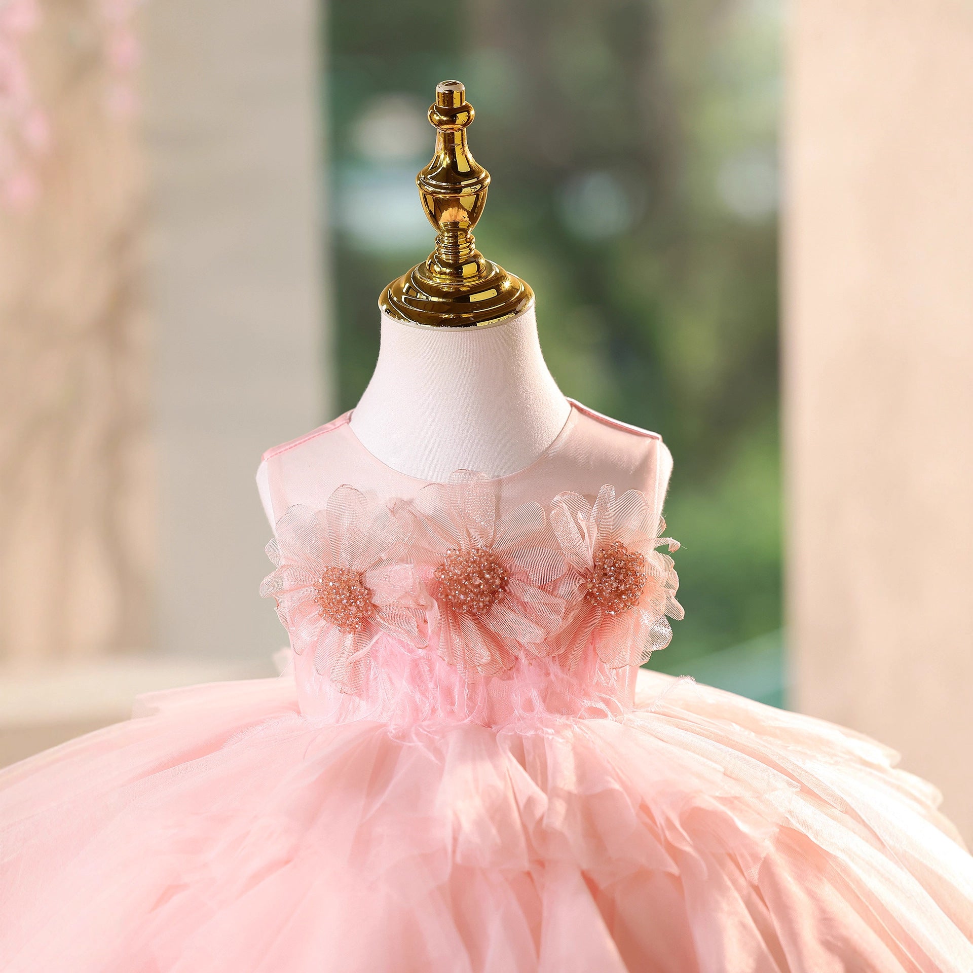 Children's Birthday First Birthday Princess Dress Light Luxury Niche 2026 New Model Host Flower Girl Girl's Piano Performance Dress