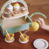 Wooden Simulation Double-Layer Portable Dessert Cake Stand - Children's Play House Afternoon Tea Set