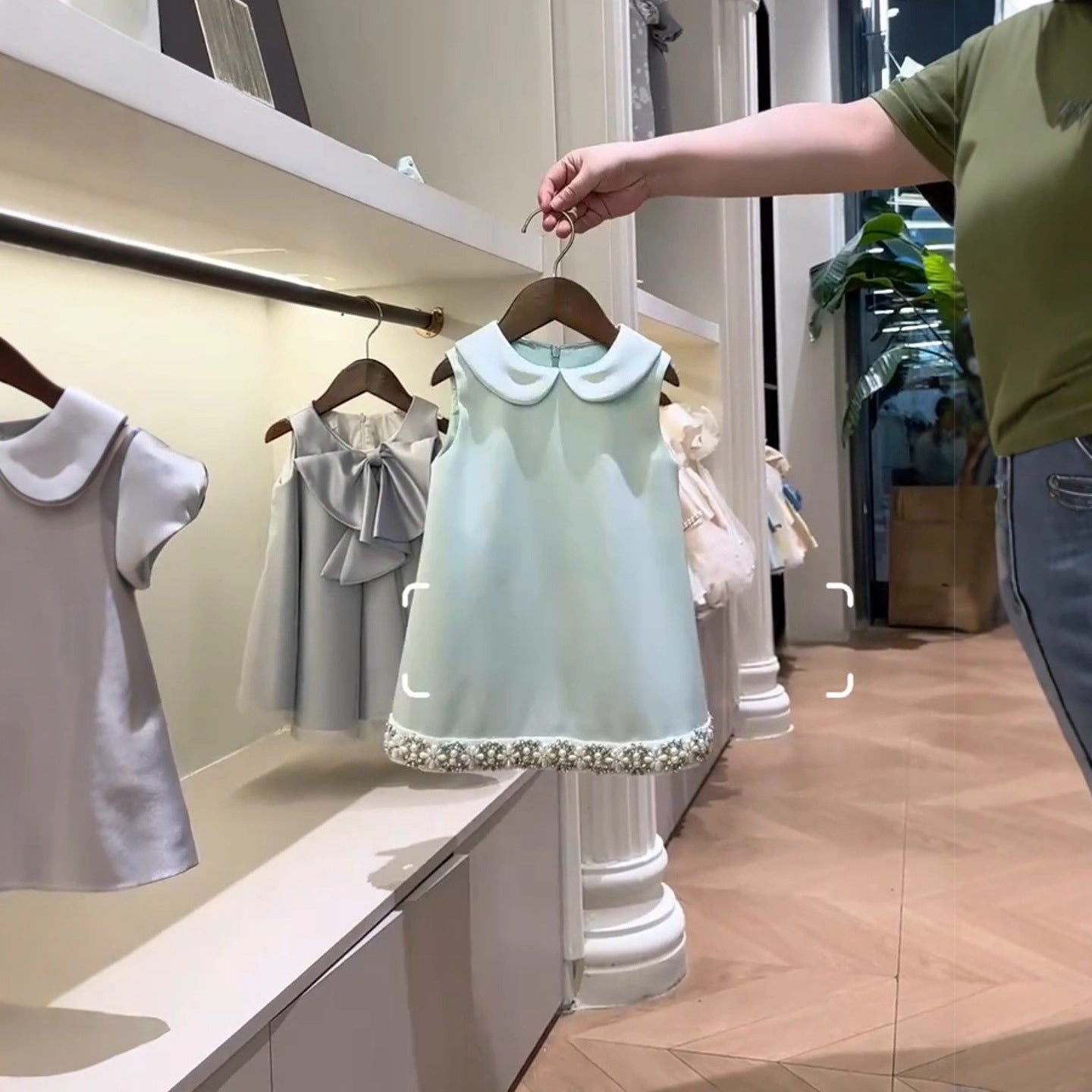 Daily Forest Style Princess Dress 2026 Spring New Simple Baby Girl Dress for the First Birthday Ceremony, Available in Physical Stores
