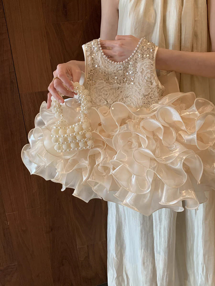 Enchanted Princess Summer Gala Dress - 2025 Disney-Inspired Birthday & Performance Gown for Girls