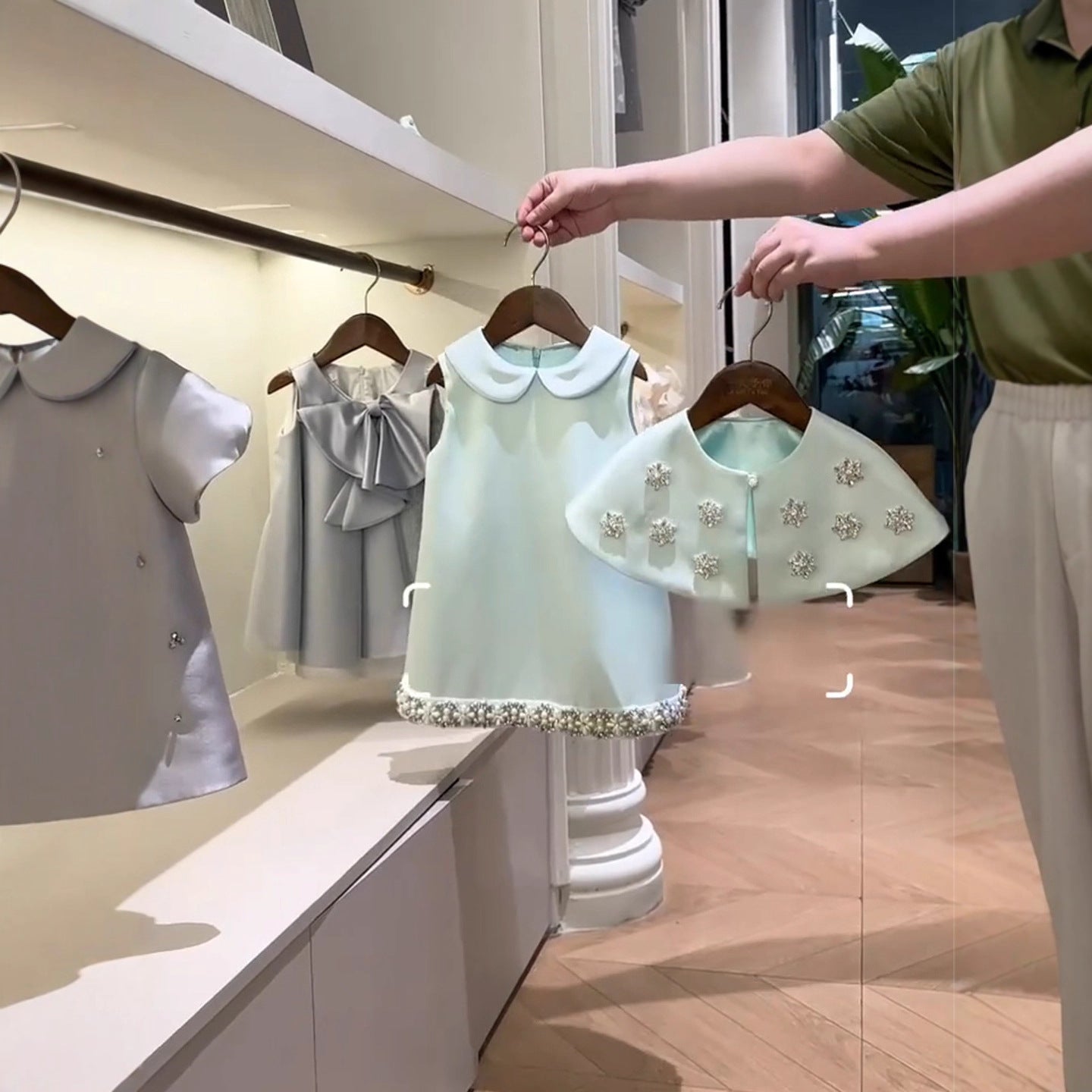 Daily Forest Style Princess Dress 2026 Spring New Simple Baby Girl Dress for the First Birthday Ceremony, Available in Physical Stores