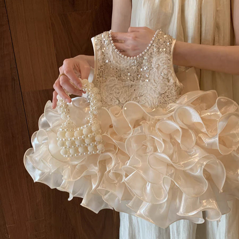 Enchanted Princess Summer Gala Dress - 2025 Disney-Inspired Birthday & Performance Gown for Girls
