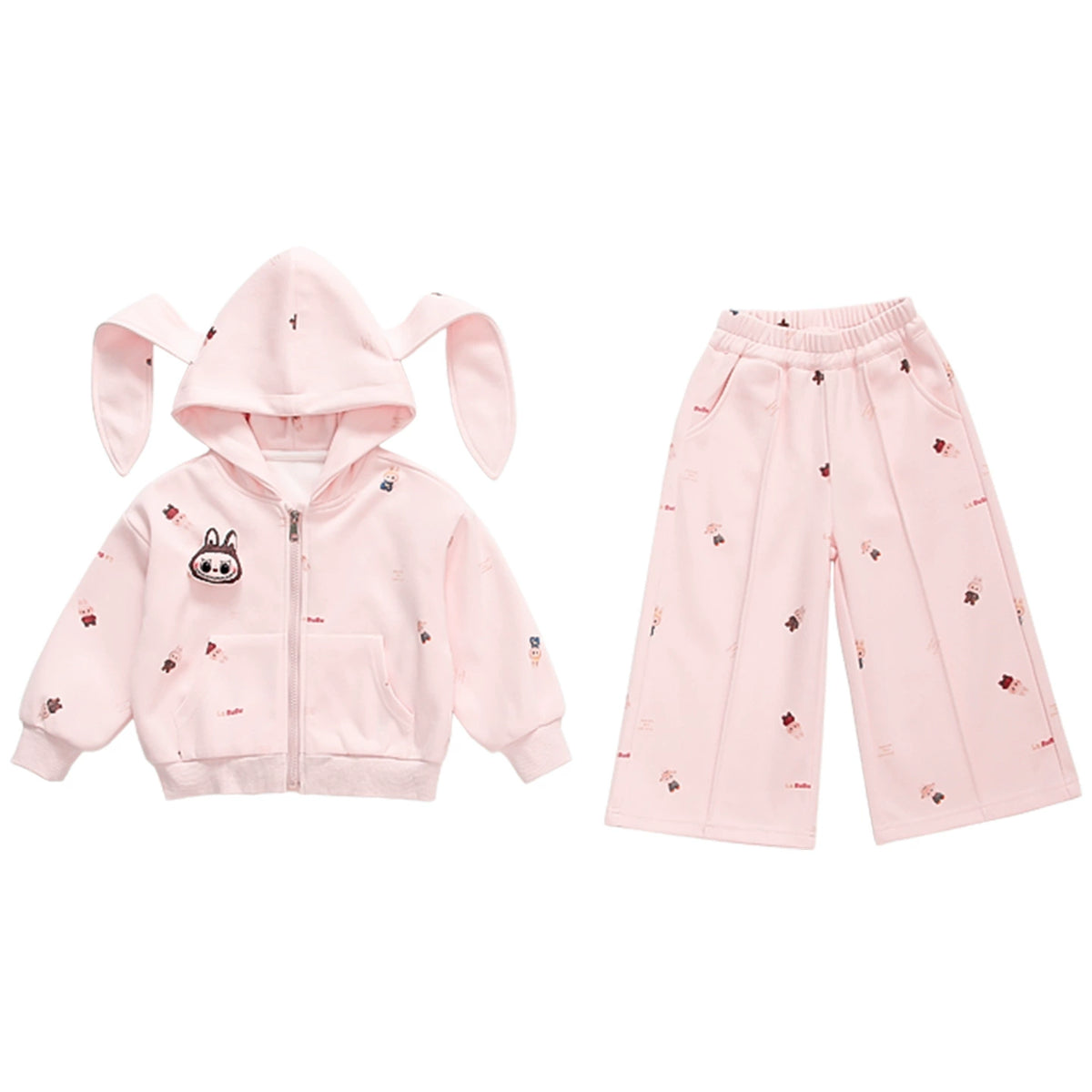 Girls' Cartoon Outfit Spring and Autumn 2025 New Stylish Hooded Sports Cardigan Jacket for Baby Girls