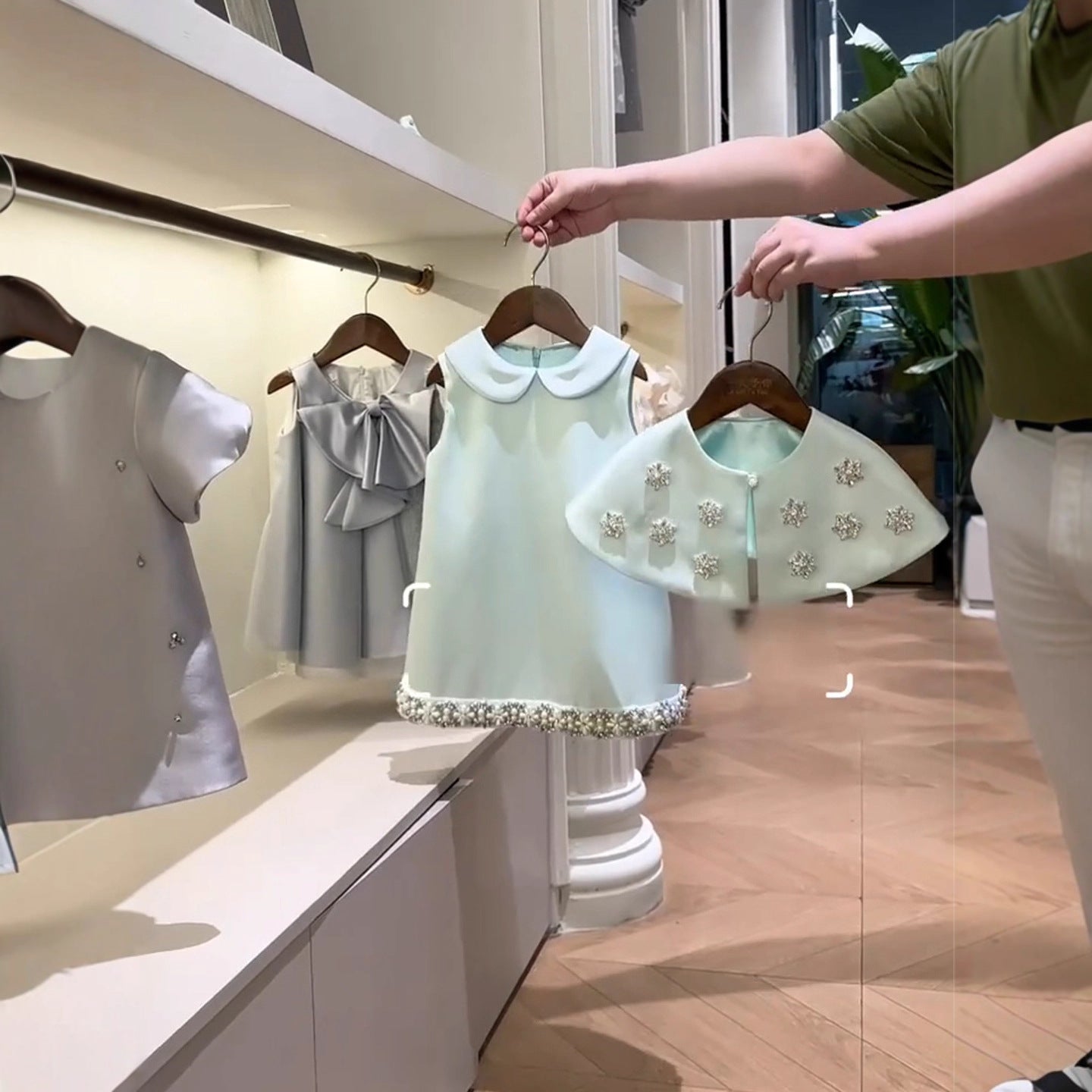 Daily Forest Style Princess Dress 2026 Spring New Simple Baby Girl Dress for the First Birthday Ceremony, Available in Physical Stores