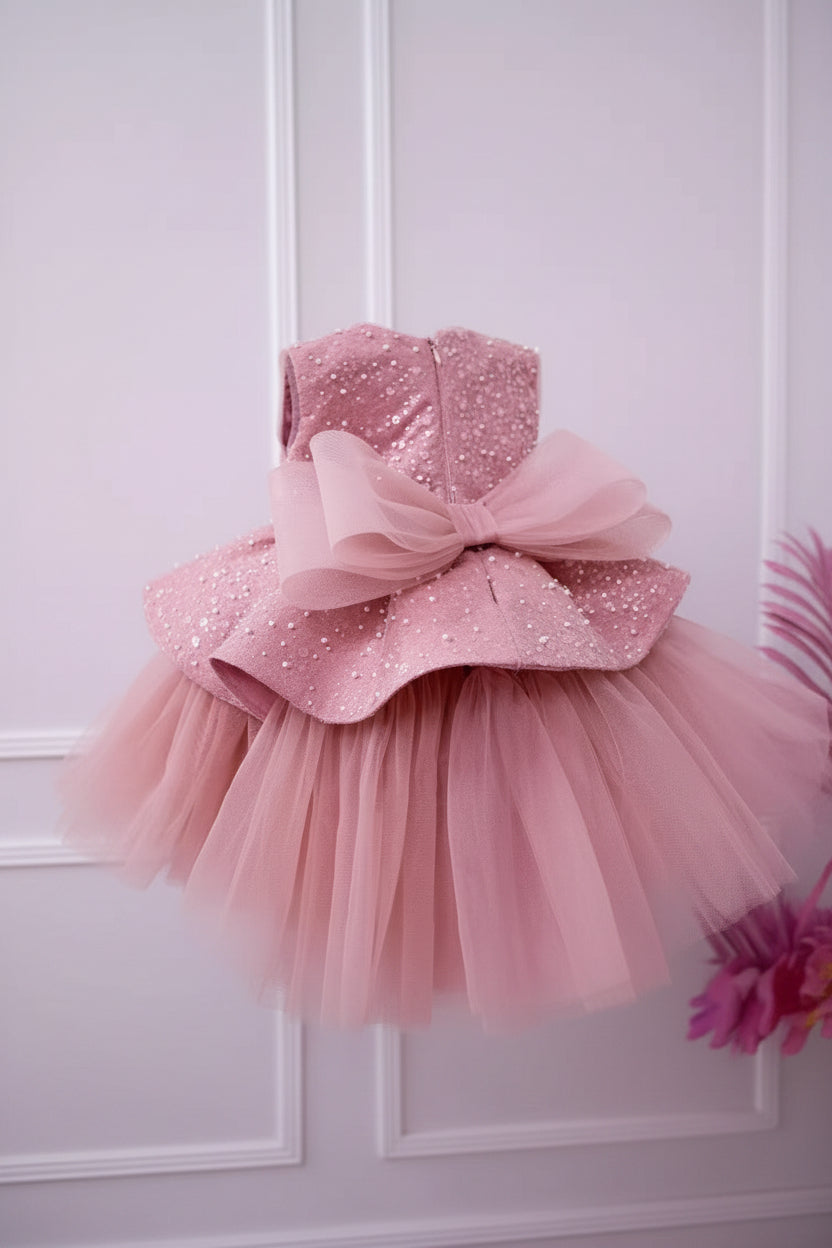 Girl's Dress Spring and Autumn Children's Piano Performance Dress Princess Dress Little Girl's Birthday Flower Girl's Wedding dress