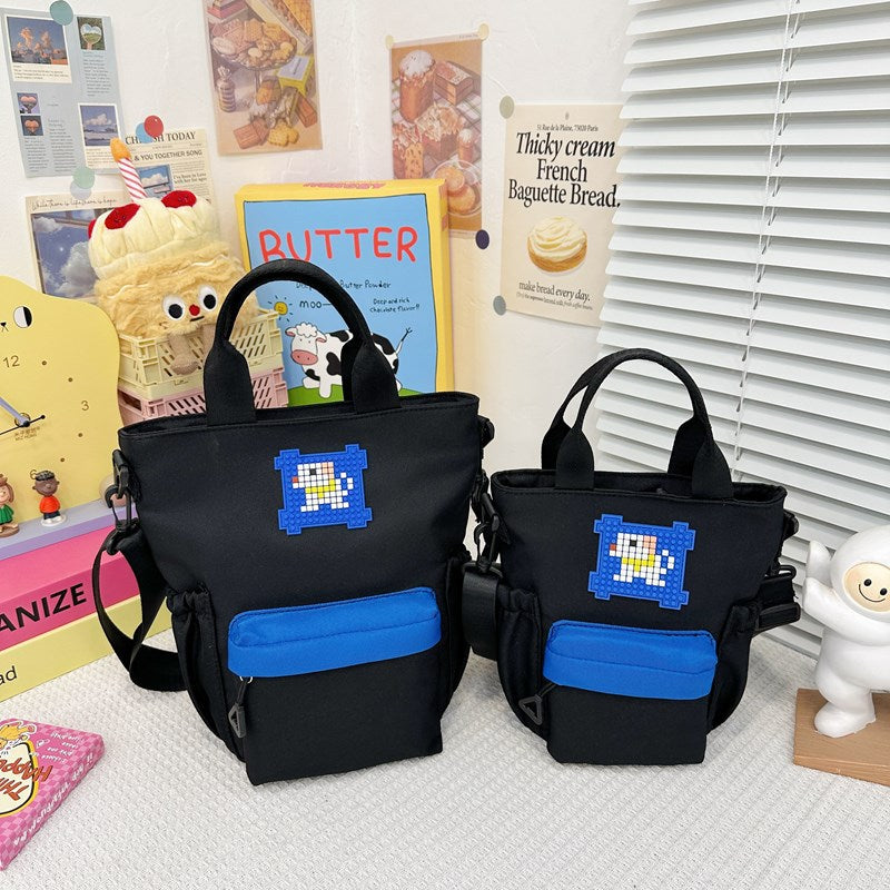 Parent-child Color Crossbody Bag Internet Popular Outdoor Sports Shoulder Bag Creative Practical Travel All-match Mother Children's Bag