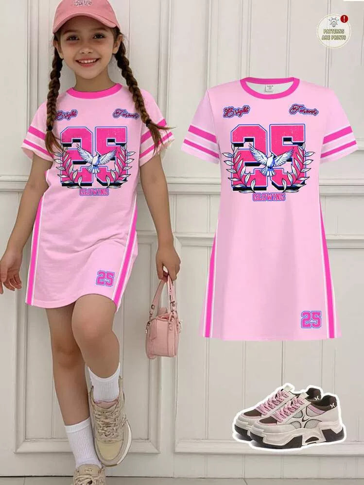 2026 New Sports Fashion Trendy Clothing Spring and Summer New Printed Dresses for Children and Adults