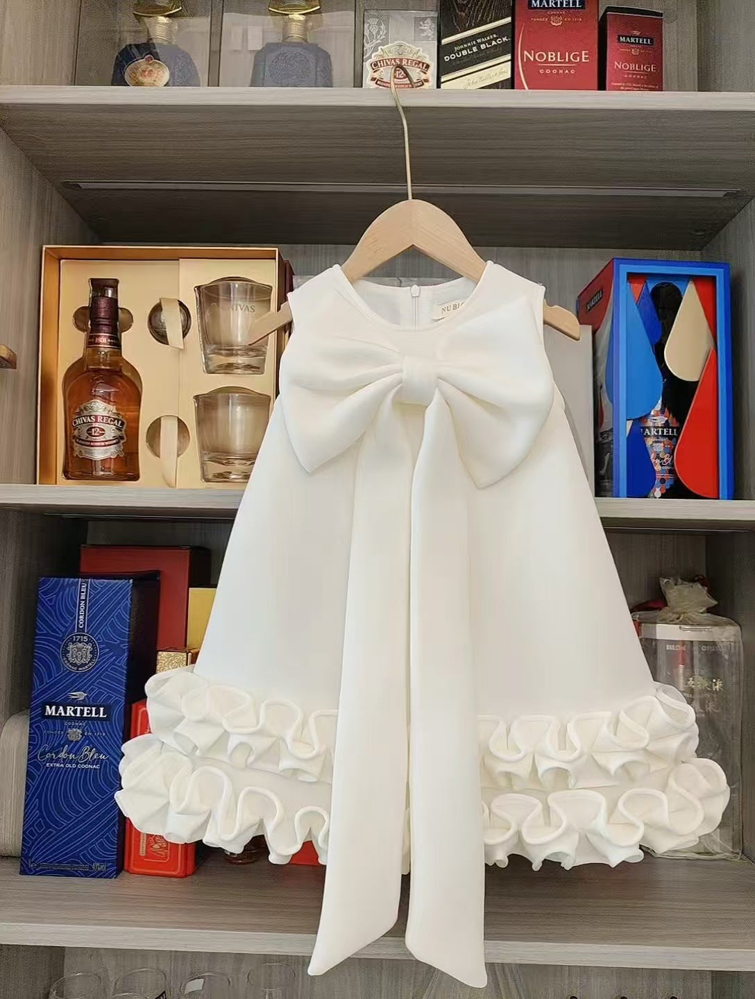Enchanted Disney-Inspired Princess Birthday Dress for Girls - Elegant Bow Detail