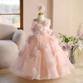 Enchanted Princess Birthday & Performance Gown for Little Girls