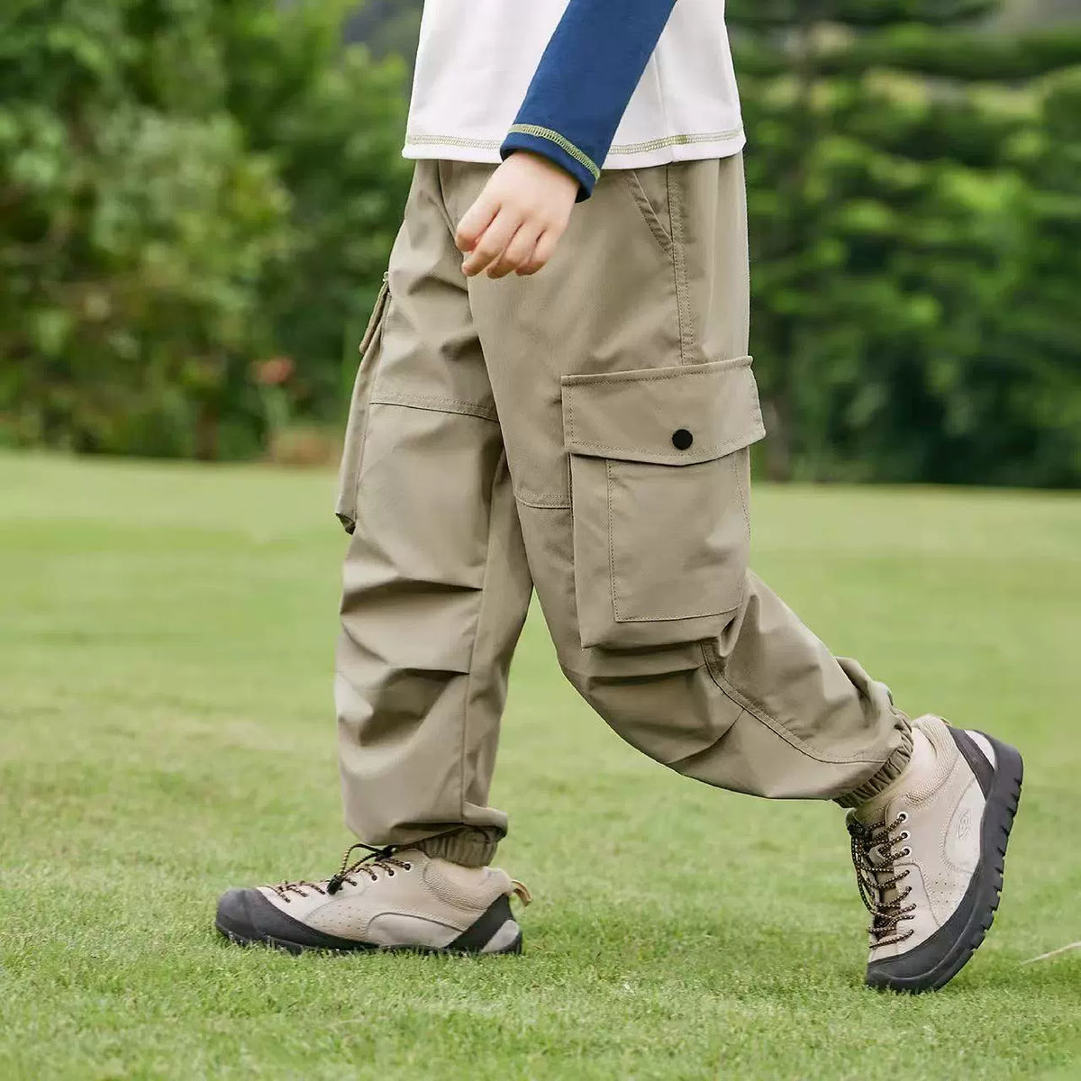Children's Cargo Pants for Boys, Spring and Autumn Casual Pants, 2026 Spring and Autumn Korean Style Multi-Pocket Pants, Manufacturer Children's Clothing, Loose Fit